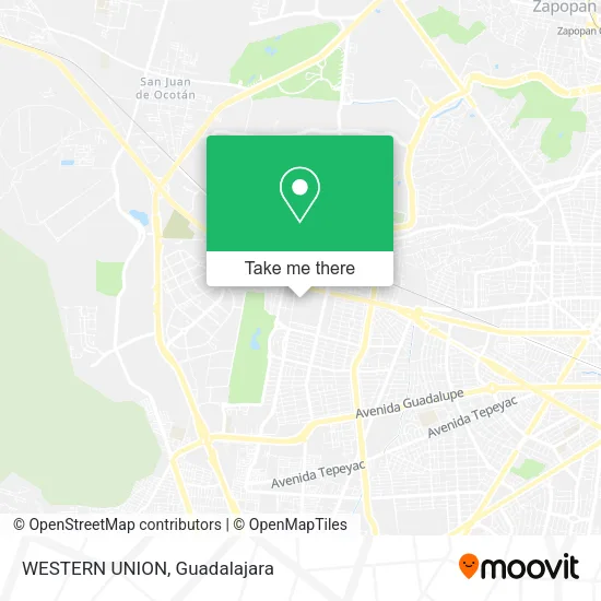 Mapa de WESTERN UNION