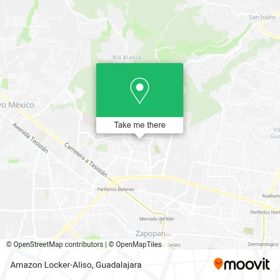Amazon Locker-Aliso map