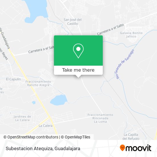 Mapa de Subestacion Atequiza