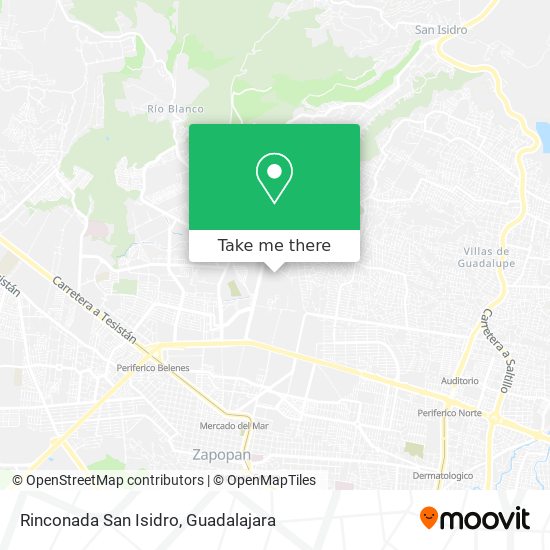 Mapa de Rinconada San Isidro