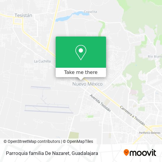 Mapa de Parroquia familia De Nazaret