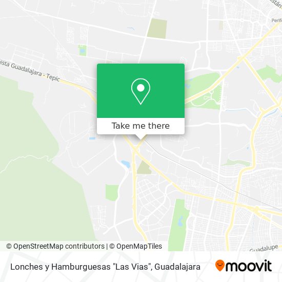 Lonches y Hamburguesas "Las Vias" map