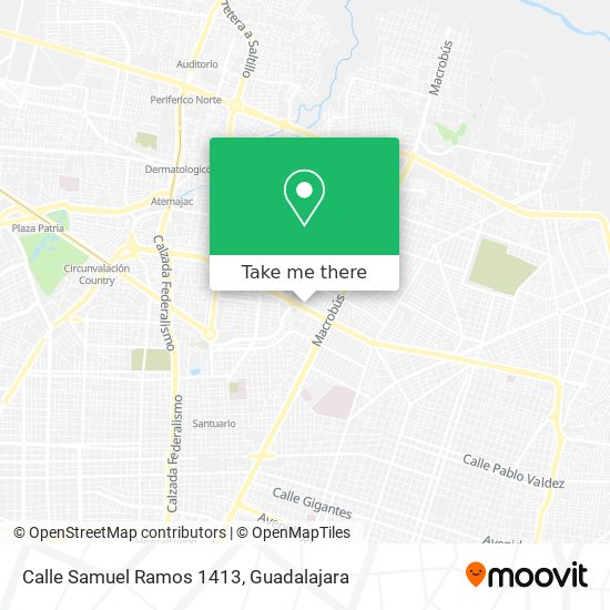 Calle Samuel Ramos 1413 map