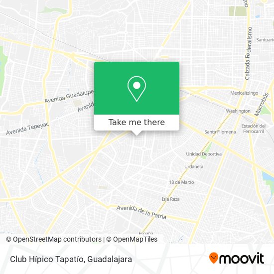 Club Hípico Tapatío map