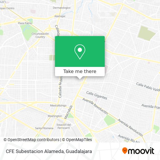 CFE Subestacion Alameda map
