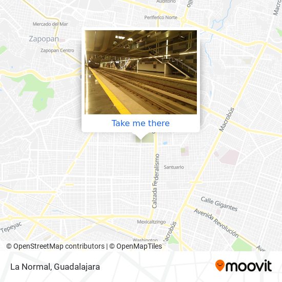 How to get to La Normal in Guadalajara by Bus or Train?