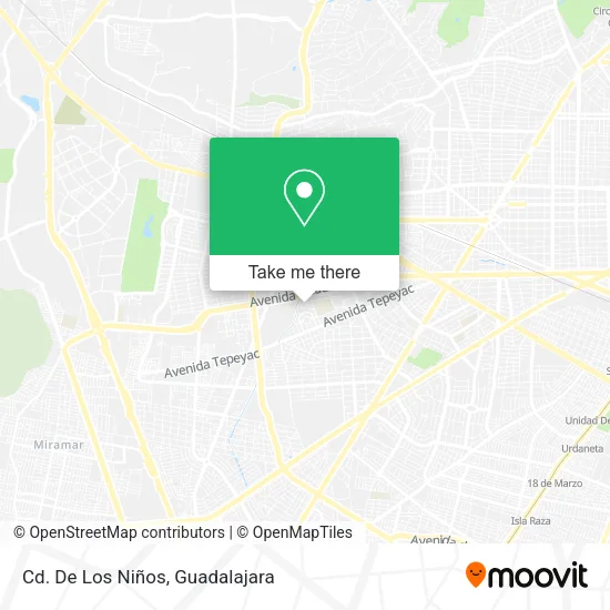 Cd. De Los Niños map