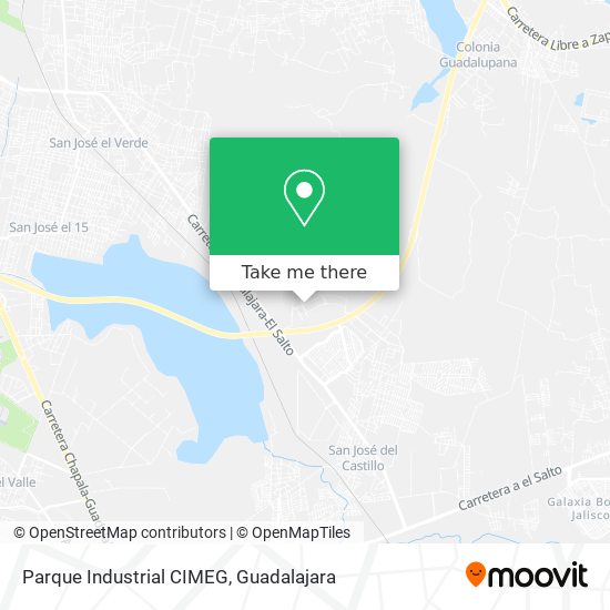 Parque Industrial CIMEG map