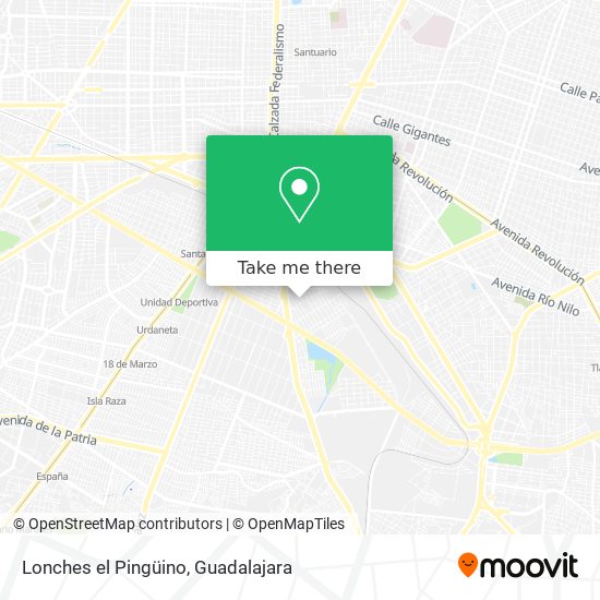 Lonches el Pingüino map