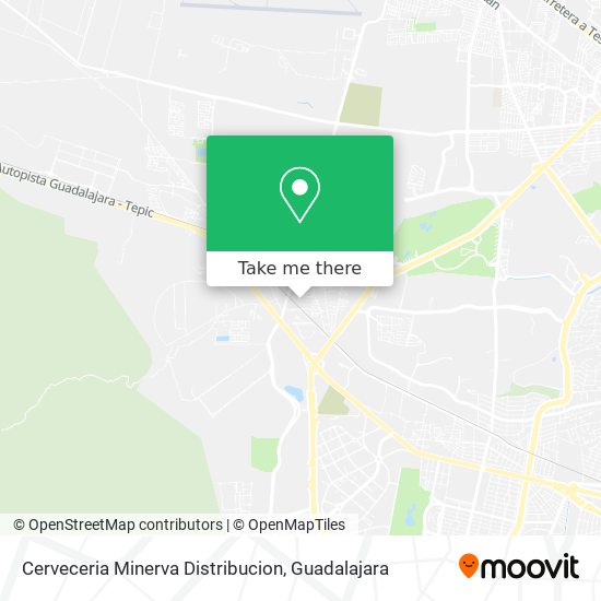 Cerveceria Minerva Distribucion map