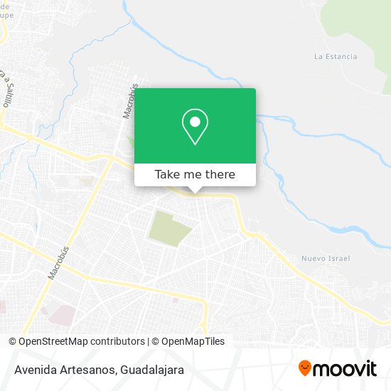 Mapa de Avenida Artesanos