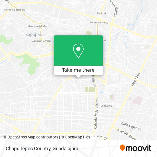 Chapultepec Country map