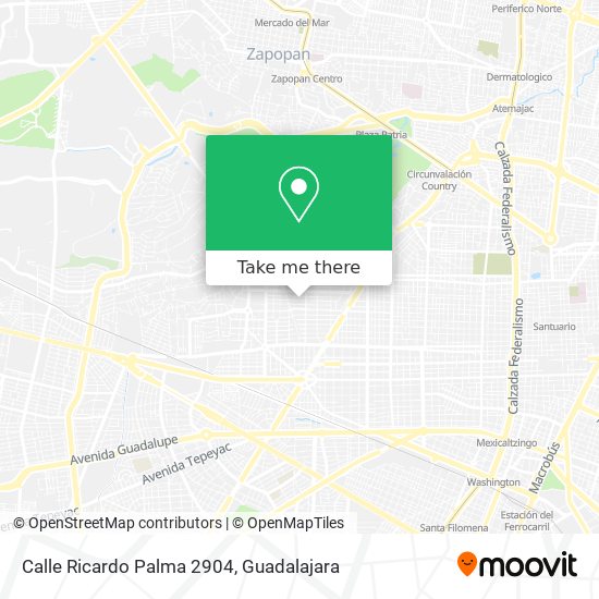 Calle Ricardo Palma 2904 map