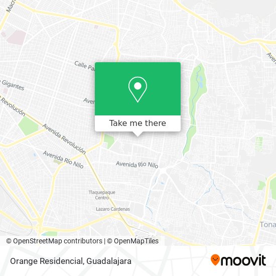 Mapa de Orange Residencial