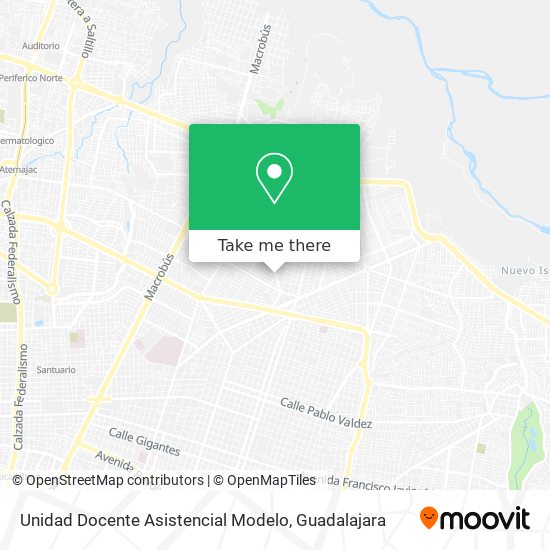 How to get to Unidad Docente Asistencial Modelo in Guadalajara by Bus or  Train?