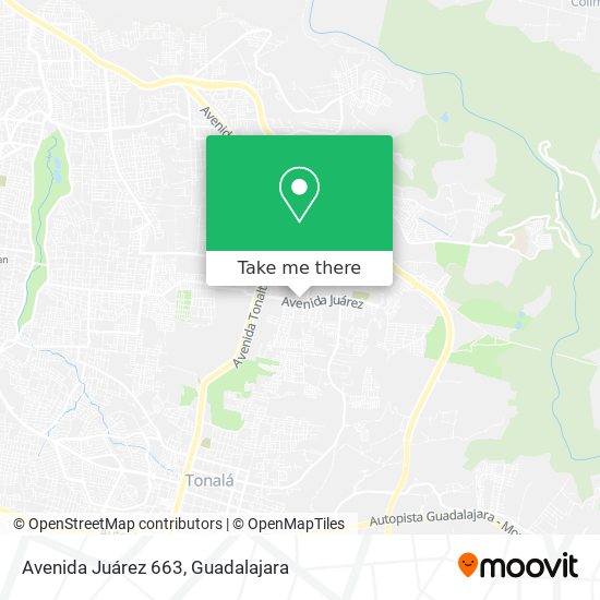 Avenida Juárez 663 map