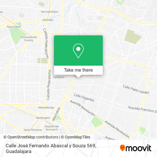 Mapa de Calle José Fernando Abascal y Souza 569