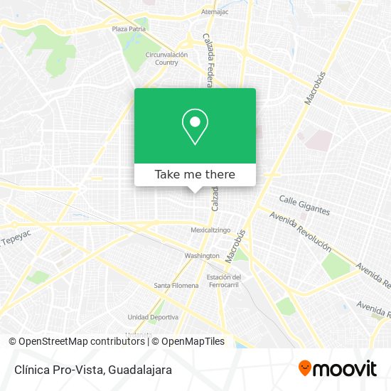 Mapa de Clínica Pro-Vista