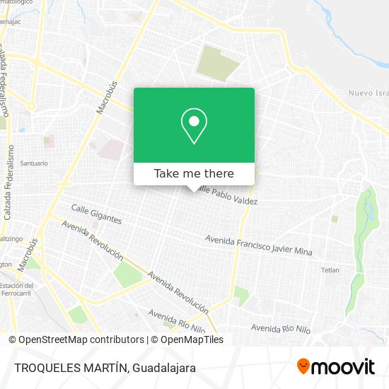TROQUELES MARTÍN map