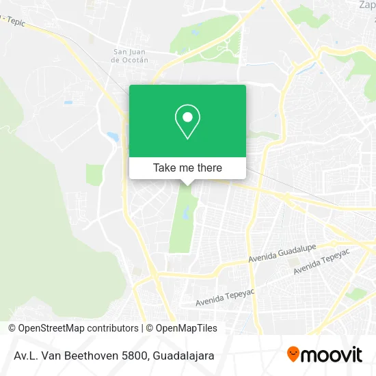 Av.L. Van Beethoven 5800 map