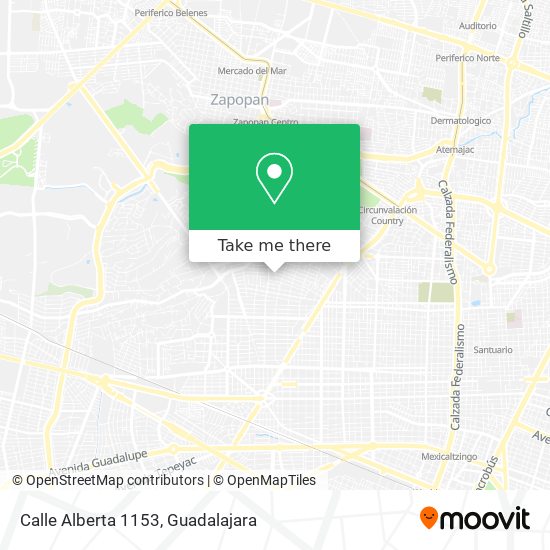 Calle Alberta 1153 map