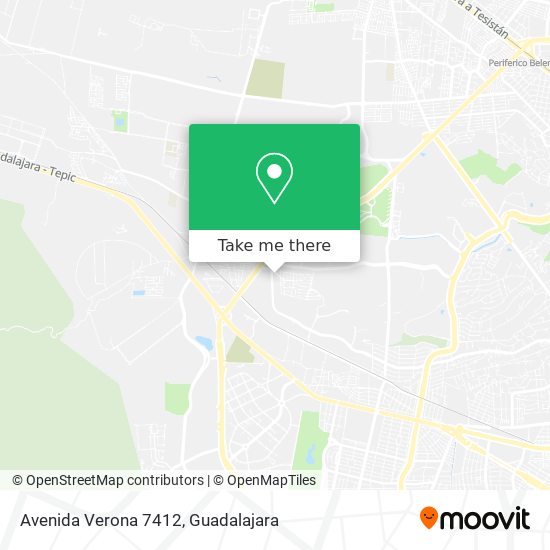 Mapa de Avenida Verona 7412