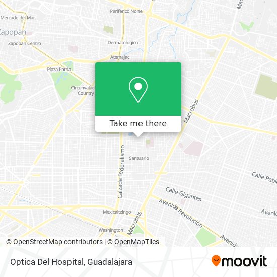 Optica Del Hospital map