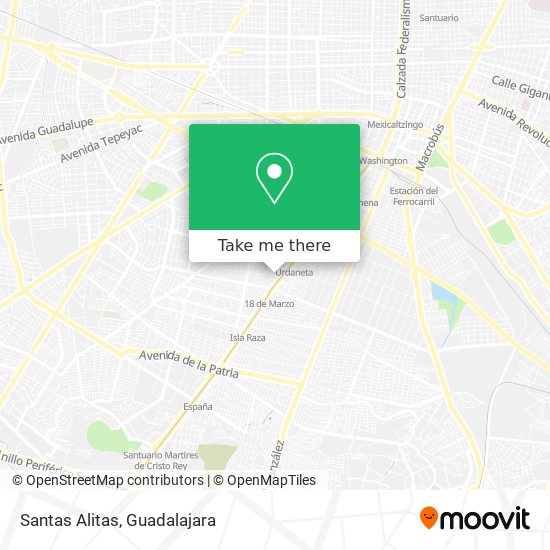 Mapa de Santas Alitas