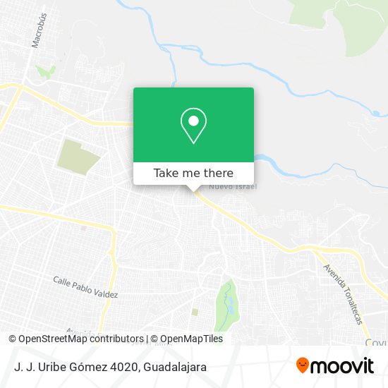 J. J. Uribe Gómez 4020 map