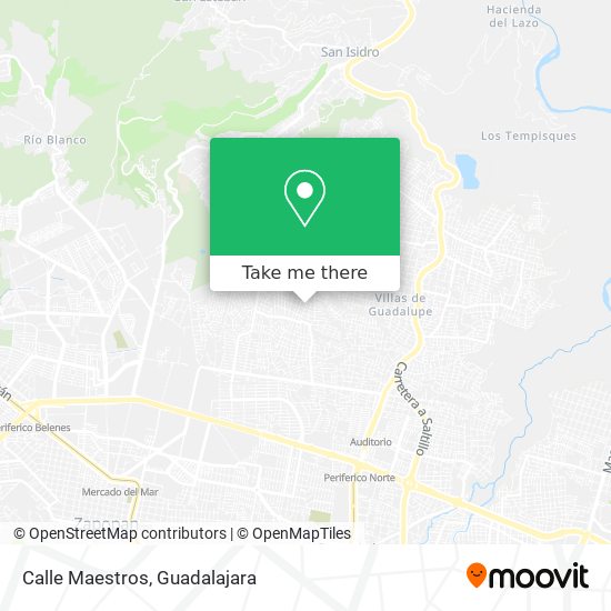 Calle Maestros map