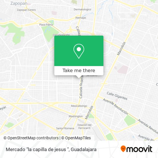 Mercado "la capilla de jesus " map