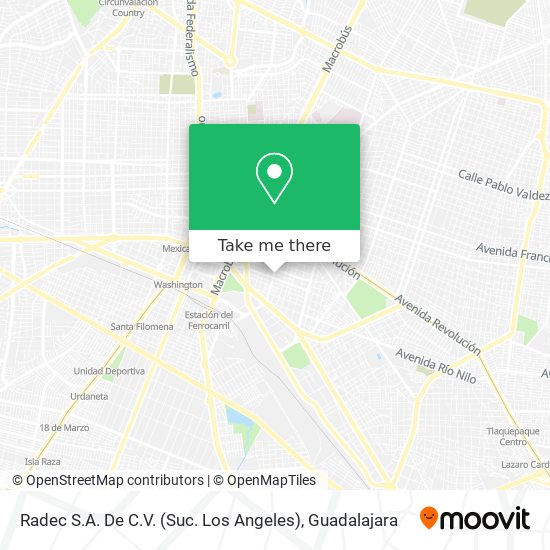 Radec S.A. De C.V. (Suc. Los Angeles) map