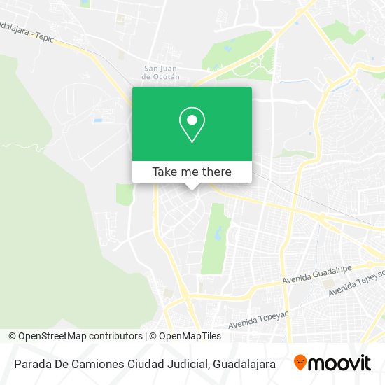 Parada De Camiones Ciudad Judicial map