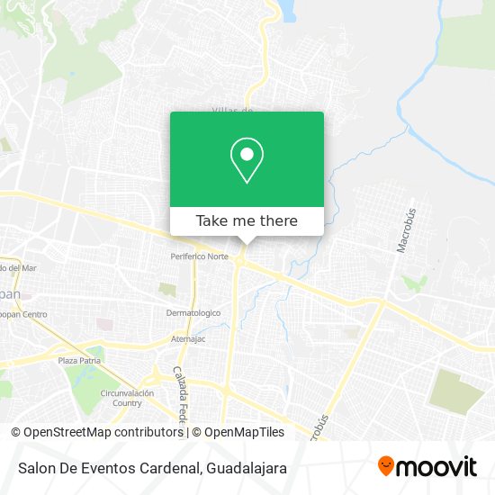 Salon De Eventos Cardenal map