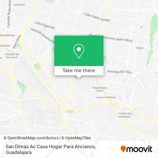 San Dimas Ac Casa Hogar Para Ancianos map