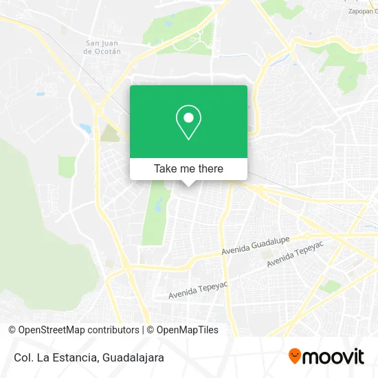 Mapa de Col. La Estancia