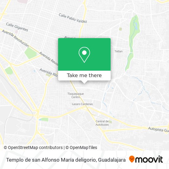 Templo de san Alfonso María deligorio map