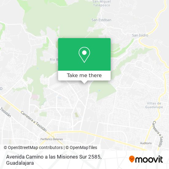 Mapa de Avenida Camino a las Misiones Sur 2585