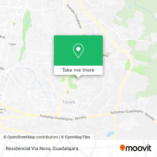 Mapa de Residencial Via Nova