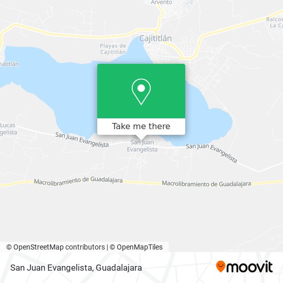 San Juan Evangelista map