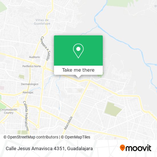 Mapa de Calle Jesus Amavisca 4351