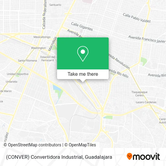 Mapa de (CONVER) Convertidora Industrial