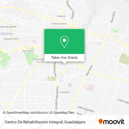 Centro De Rehabilitacion Integral map