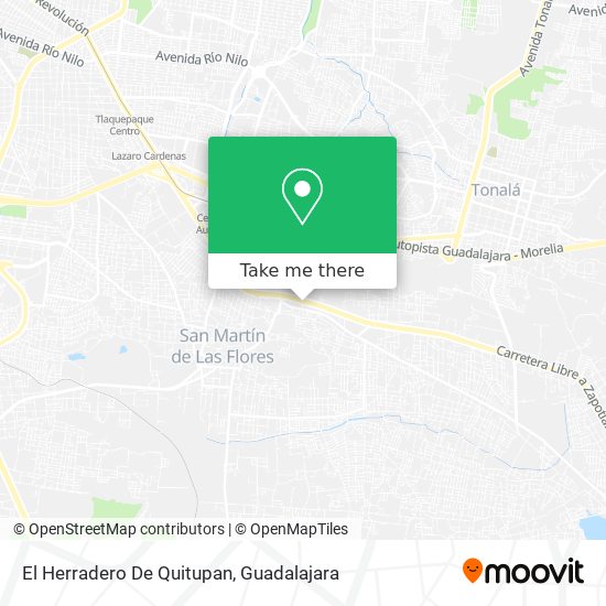 El Herradero De Quitupan map