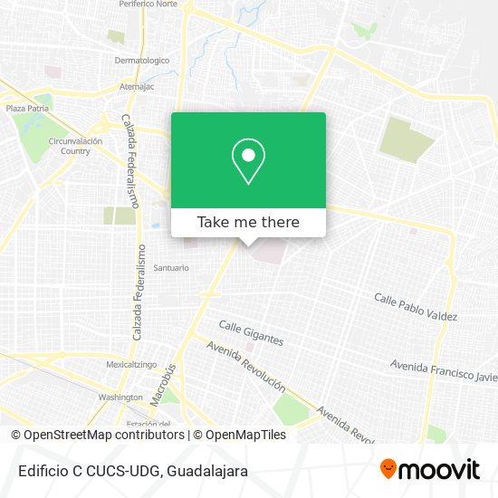 Edificio C CUCS-UDG map