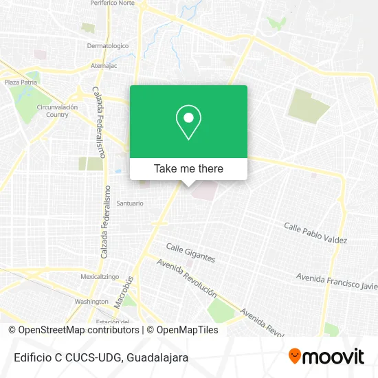 Edificio C CUCS-UDG map