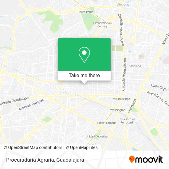 Mapa de Procuraduria Agraria