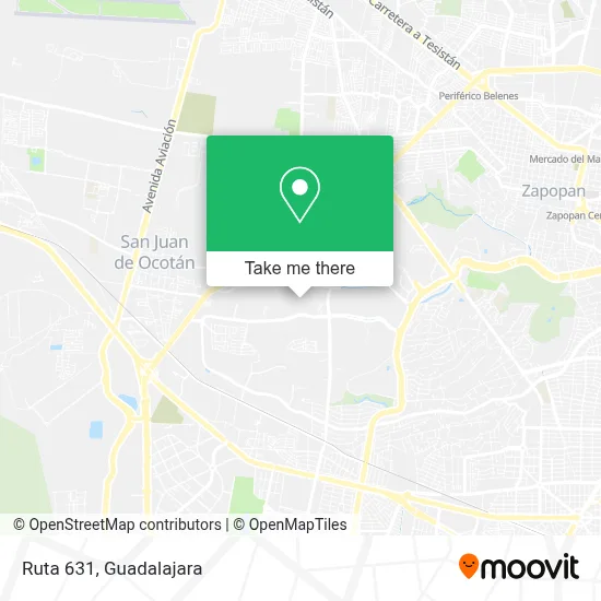 Ruta 631 map