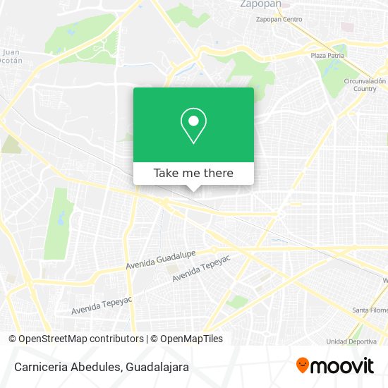 Carniceria Abedules map