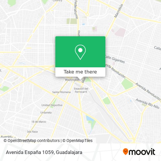 Mapa de Avenida España 1059